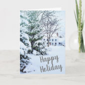 Thuis voor Kerstmis Kaart (Voorkant)