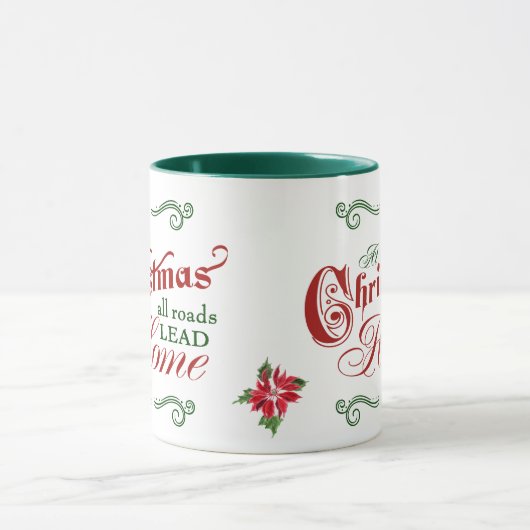 Thuis voor Kerstmis Mok (Midden)