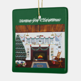 "Thuis voor Kerstmis" Ornament