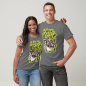 Thuis waar de koffie leuk is t-shirt (Unisex)
