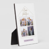 Thuis waar het gezin is - Foto Collage White Fotoplaat (Zijkant)