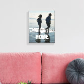 Thuis, waar je artikel begint met het fotocanvas v canvas afdruk (Insitu (Woonkamer))