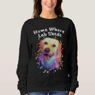 Thuis Waar Lab Tranen Reddingshond Labrador Retrie Trui