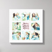 Thuis waar mama Collage is Canvas Afdruk (Voorkant)