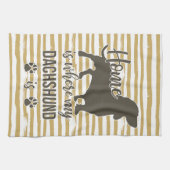 Thuis waar mijn Dachshund is - Doxie Teckel Lover Theedoek (Horizontaal)