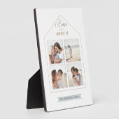 Thuis waar Nana is - Foto Collage White Fotoplaat (Zijkant)