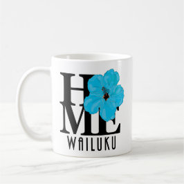 THUIS Wailuku Blauwe Hibiscus 11oz Koffiemok