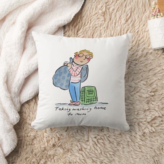 Thuis wassen naar mama kussen (Deken)