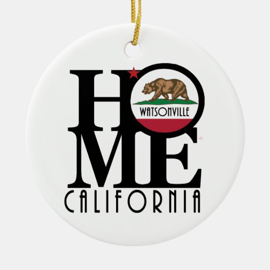 THUIS Watsonville Keramisch Ornament (Voorkant)