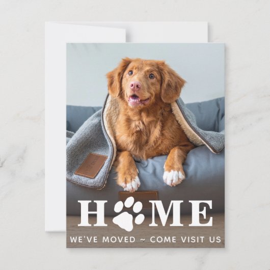 Thuis We hebben Dog Bewegd Aankondiging (Voorkant)