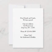 Thuis We hebben Dog Bewegd Aankondiging (Achterkant)