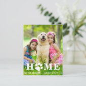 Thuis We hebben familiefoto's verplaatst Aankondiging (Staand voorkant)