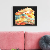 "Thuis weg van huis" Canvas Afdruk (Insitu (Woonkamer))