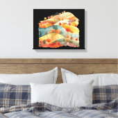 "Thuis weg van huis" Canvas Afdruk (Insitu (Slaapkamer))