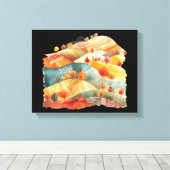 "Thuis weg van huis" Canvas Afdruk (Insitu (Houten vloer))