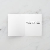 Thuis Wenskaart verlaten Kaart (Binnen)