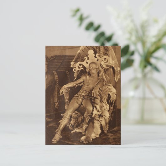 "Thuis werken" Briefkaart (Staand voorkant)