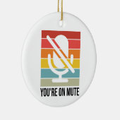 Thuis werken, je bent op stomme keramisch ornament (Rechts)