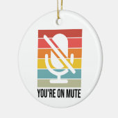 Thuis werken, je bent op stomme keramisch ornament (Links)