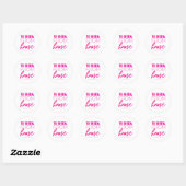 Thuis werken ronde sticker (Vel)