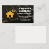 Thuis Wifi | Tech Service Visitekaartje (Voorkant / Achterkant)