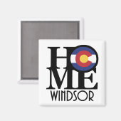 THUIS Windsor Colorado Magneet (Voorkant / Achterkant)