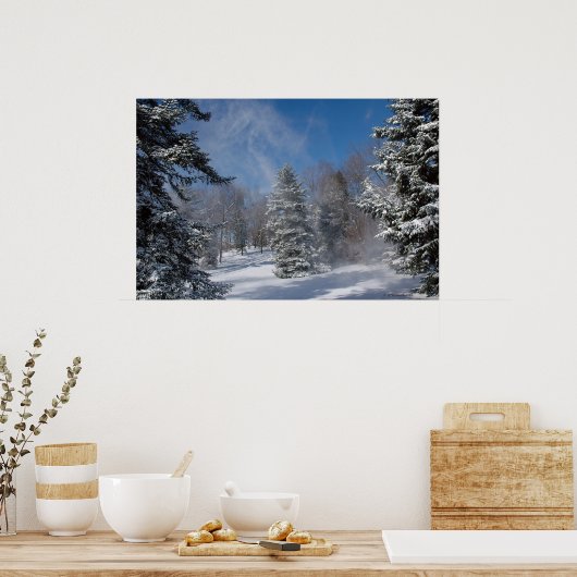 Thuis- Winterdruk 04072 Poster (Keuken)