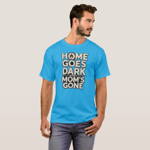Thuis wordt donker als mama weg is - Aanraken van  T-shirt