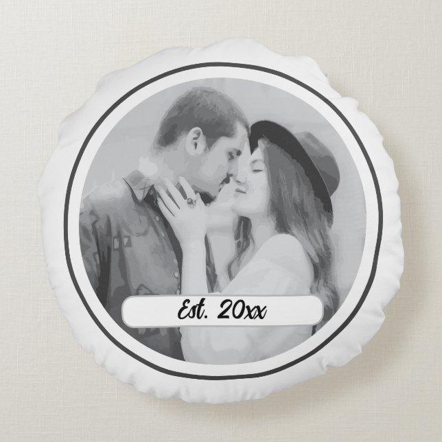 Thuis zal zijn waar u de fotopiloot bent rond kussen (Achterkant)