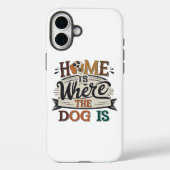 Thuis zijn honden Case-Mate iPhone case (Achterkant)