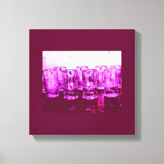 Thuis zoet thuis canvas afdruk (Voorkant)