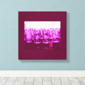 Thuis zoet thuis canvas afdruk (Insitu (Houten vloer))