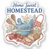 Thuis Zoete Hoeve Sticker (Voorkant)
