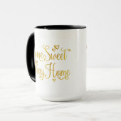 Thuis Zoete Kleine Thuis Koffiemok Mok (Voorkant links)