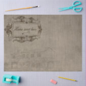 Thuis - Zoete startpagina - Achtergrondontkoppelin Tissuepapier (Craft)