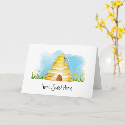 Thuis - Zoete startpunt nieuwe startpunt Kaart (Gele Bloem)