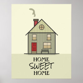 Thuis Zoete Thuis Citaat Mooie Huis Poster