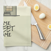 Thuis Zoete Thuis Citaat Mooie Huis Theedoek (Quarter Fold)