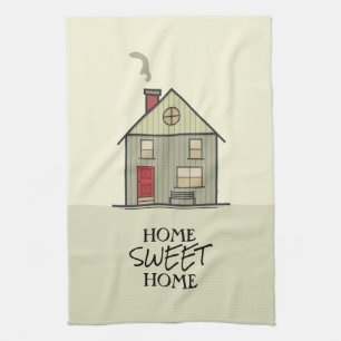 Thuis Zoete Thuis Citaat Mooie Huis Theedoek