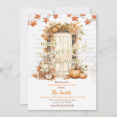 Thuis Zoete Thuis Herfstbladeren Housewarming Kaart (Voorkant)