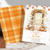 Thuis Zoete Thuis Herfstbladeren Housewarming Kaart