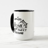 Thuis zoete thuis leuke combo mok (Voorkant links)