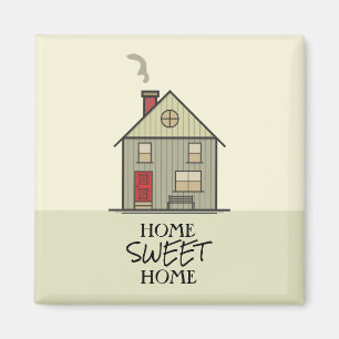 Thuis Zoete Thuis Spreuk Cute Huis Magneet