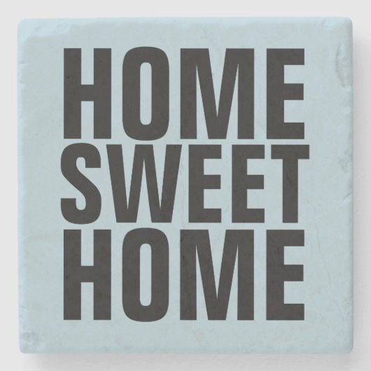 THUIS ZOETE THUIS STENEN COASTERS ONDERZETTER (Voorkant)