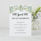 Thuis Zoete Thuis Succulente Huis Verwarming Kaart (Staand voorkant)