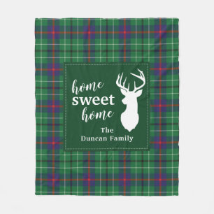 Thuis Zoete Thuis Tartan Duncan Schotlandse ruit P Fleece Deken