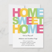 Thuis Zoete Thuis Verhuisbericht Aankondiging (Voorkant)