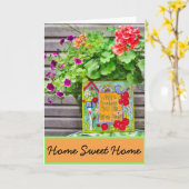 Thuis Zoete Thuis Waar Problemen Smelten Als Kaart (Gele Bloem)