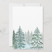 Thuis Zoete Thuis Winter Housewarming Feest Kaart (Achterkant)