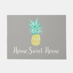 Thuis zonne-energie ananas Tropische Vloermat Deurmat